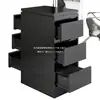 Gabinete de Herramientas para Salón de Peluquería, Gabinete de Trabajo para Barbería, Gabinete Moderno para Corte de Cabello, Mostrador Integrado de Acero Inoxidable para Herramientas, Salón de Peluquería