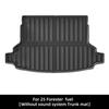 Adecuado para 19-25 Subaru Forester Tapete de Maletero Tpe Tapete de Respaldo