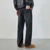 Jeans Vintage Nuevos para Hombre Primavera 2026, Versátiles de Corte Holgado, Estilo Americano, Lavados, Corte Tridimensional, Pantalones de Moda para Hombre