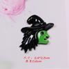 Accesorios de Resina Calabaza de Halloween Calavera Fantasma Adornos DIY Funda de Teléfono Móvil Accesorios para el Cabello Materiales Accesorios de Calavera