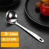 Escumadeira para Hot Pot Aço Inoxidável 304 Colher de Sopa Grande Conjunto Doméstico para Servir Sopa e Mingau com Cabo Longo, Anti-Escaldante, Colher de Sopa Espessa