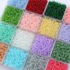 Cuentas de vidrio de color caramelo de jade de imitación de pintura, cuentas de vidrio de color dopamina, accesorios de cuentas hechos a mano para bricolaje, venta al por mayor