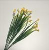 Flor Simulada Arreglo Floral de Plástico con Hierba Plantas Acuáticas de Siete Puntas Gypsophila Hojas de Orquídea Hojas de Hierba de Primavera Venta al por Mayor