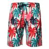 Calças de Praia Tailandesas Masculinas de Secagem Rápida para Uso Externo, Calções de Banho Europeus e Americanos de Cinco Pontos com Caimento Solto, Shorts Casuais Estampados Tamanho Grande Transfronteiriço