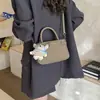 Bolsas para Mujer 2026 Nuevas Bolsas de Mano de Moda Nicho Simples y Exquisitas Bolso Cuadrado Pequeño de Hombro Cruzado Bolso para Teléfono Móvil