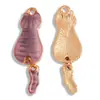 10 Joyería de Aleación con Estampado de Goteo de Aceite para Venta al por Mayor Accesorios Colgante de Gato Lindo Accesorios para Pulsera Llavero Colgante