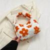 Bolsa de viagem estilo coreano 2024 inverno nova bolsa feminina moda simples bolsa de ombro pelúcia casual bolsa de axila