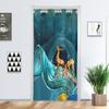 Cortina de Puerta sin Clavos Cortina Divisoria Tela Protectora contra el Viento Habitación Tela para el Hogar Baño Accesorios para Baño Baño Simple