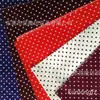 Directo de fábrica 2015 nuevo estampado de lunares tela activa lisa 100% algodón ropa popelina estampada tela lisa venta al por mayor
