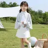 Novo Xale de Proteção Solar Infantil, Verão Fino e Respirável, Roupa de Verão 2026, Capa Curta com Proteção UV para Meninas, Item Mais Vendido