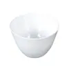 Kaiba Melamina Olla Caliente Vajilla de Restaurante Auto-Servicio Bol de Condimentos Restaurante Comercial Creativo Plástico Imitación Porcelana Cubo Inclinado para Verduras