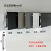 Tira de luz para zoclo de arco luminoso de aleación de aluminio panel de pared empotrado zoclo curvo con luz led lámpara de pie