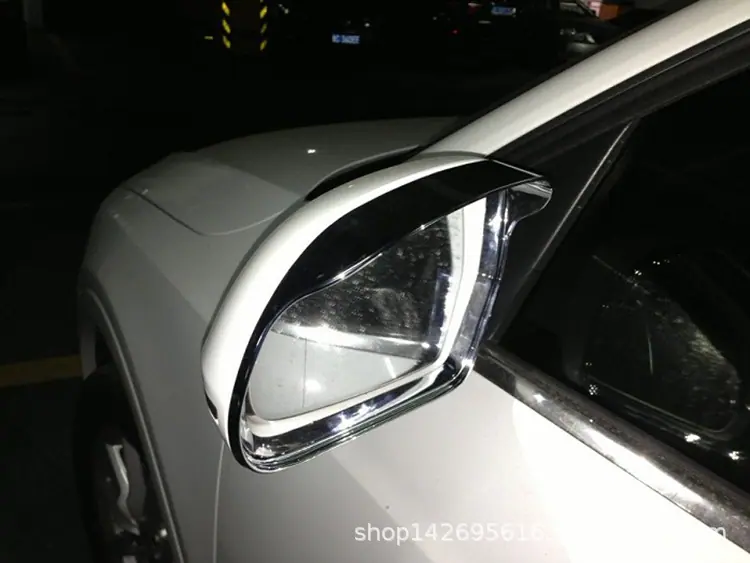 13奥迪Q3 后视镜雨挡 效果2.jpg