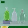 300ml500ml Garrafa Plana em Formato de Semente de Melão Loção Corporal Loção Hidratante Garrafa de Shampoo Gel de Banho Limpador Facial Garrafa com Bomba de Pressão
