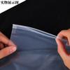 Saco de vestuário de plástico transparente spot dupla face fosco saco auto-vedante saco de vedação espessado saco com zíper impresso