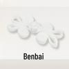 Botões Feitos à Mão com Orelhas de Coelho Estilo Chinês para Tops Cheongsam Femininos, Botões de Convite de Casamento Estilo Étnico, Botões Coloridos Redondos