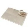 Esterilla Drenante de Cocina Clásica de Lujo Ligero, Resistente al Calor, Antideslizante, Decorativa de Tierra de Diatomeas para Secar Platos y Tazones, Servicio de Etiquetado y Envío Disponible