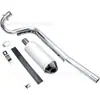 Accesorios para motocicleta todoterreno para HONDA CRF XR50-110CC tubo de escape fila de hierro sección delantera y trasera silenciador