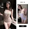 Lingerie sexy DZ Guiruo, amigável à pele, malha transparente, bojo em formato de coração doce, push-up, sedutor, que abraça o quadril, camisola feminina 6784