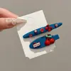 Nuevo Estilo Pinza para el Cabello para Flequillo, Pasador de Acetato para Frente y Lado, Set de 3 Pinzas para el Cabello para Fijar Cabello Suelto, Pinza Retro 2025Bb