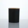 Taza de Vela de Vidrio Esmerilado con Patrón Personalizado Taza Vacía Decoración Creativa para el Hogar Portavelas de Aromaterapia Frasco Transparente para Velas Perfumadas