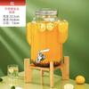 Cubo de bebidas de vidrio comercial con grifo, cubo para cerveza casera, té de frutas, cóctel de celebridades de Internet, cubo para Coca-Cola, contenedor, botella de vino