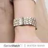 Adecuado para Apple Watch Ultra2 Correa de reloj iWatch9 Siete eslabones Hebilla de mariposa Correa de acero