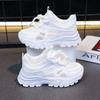 Tenis Calados para Niñas Estilo Coreano Verano Nuevos Antideslizantes Suela Suave Cómodos Casuales Transpirables Zapatos de Papá Zapatos para Niñas