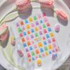 Tomoni Pegatinas para Uñas de Gel Popular para Uñas DIY de Dibujos Animados Verano Paleta de Dulces Accesorios para Uñas Material de Pegatina