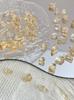 Material DIY de Cristal Natural com Furos, Pedras Roladas para Contas, Material para Pulseira, Colar, Joias Feitas à Mão, Contas Soltas, Acessórios