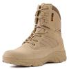 Proveedores de fabricantes Suministro de Zapatos Botas de Montañismo de Caña Alta para Hombre Primavera y Otoño Botas de Combate para Exteriores Botas Tácticas Impermeables Antideslizantes Zapatos para Hombre