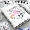 Álbum de Fotos de Folhas Soltas A5 Pochacco em Couro PU Porta-Cartões Pequeno de Desenho Animado de Alto Valor Fechamento Magnético Álbum de Armazenamento para Estudantes
