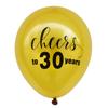 Nuevo ¡SALUD por 30 40 años globo de látex ¡SALUD CERVEZAS decoración de celebración de fiesta de aniversario