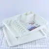 Cozinha cesta de drenagem filtro de água tigela de secagem tigela de armazenamento rack de utensílios de mesa tigela de camada única pauzinhos controle de água prateleira de plástico armazenamento