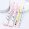 Novo Conjunto de Pincéis de Maquiagem Criativo Pincel para Blush + Pincel para Pó Dupla Face Pincel para Lábios Pincel para Base de Estudante Pincel de Beleza Atacado