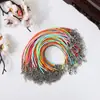 Cuerda de Collar Colorida Temperamento Femenino Línea de Cera de Alta Calidad Accesorios de Joyería Cordón para Colgante