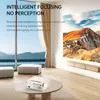 Proyector Transfronterizo de Ultra Alta Definición con Altos Lúmenes, Proyección en Pared 4K Diurna, Negocios, Enseñanza, Entretenimiento, Proyector Horizontal