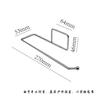Soporte Adhesivo Sin Rastro para Trapo Perezoso de 27 cm, Soporte para Rollo de Papel de Cocina y Servilletas, Estante sin Perforaciones para Film Transparente y Toallas