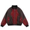 Chaqueta Bomber Impermeable de Invierno Estilo Americano Retro Pesada con Empalme Abrigo Acolchado de Algodón Funcional Viento Suelto para Hombre y Mujer Abrigo Acolchado de Algodón