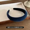 2026 Nueva Versión Coreana Diadema de Esponja de Corona Alta Plisada Elegante de Gama Alta, Accesorio para el Cabello Exquisito y Lujoso