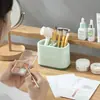 Almacenamiento Original Pinceles de Maquillaje Impresión de Logo Venta al por Mayor Plástico Artículos Varios Portalápices Soporte para Cejas Escritorio de Oficina Almacenamiento Multifuncional