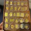 Pegatinas de Teléfono de Oro Puro Pegatinas de Teléfono de Oro de 2 mg Regalos Culturales y Creativos para Transmisiones en Vivo Pequeños Regalos para Tiendas Físicas Fuente Mayorista