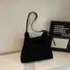 Bolso de Hombro Retro de Gamuza de Gran Capacidad para Mujer, Bolso Cruzado de Alta Gama para el Trabajo, Bolso Tote Mate para Mujer