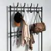 Bestseller transfronterizo: perchero de metal integrado para zapatos y sombreros, perchero para ropa, zapatero combinado para entrada, perchero de pie para apartamentos de alquiler
