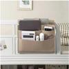 Bolsa de fieltro para mesita de noche, multifuncional, para el hogar, para colgar en la mesita de noche, para guardar artículos diversos, portátil, para decorar el dormitorio, para la cama superior.