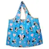 Bolsa de Hombro Plegable Nueva de Dibujos Animados Transfronteriza Bolsa de Compras Grande Portátil de Gran Capacidad Bolsa de Compras para Supermercado