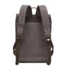 Mochila Mochila Retrô Bolsa de Viagem Outdoor Estudante Mochila Escolar Esportes Lona Encerada Hidrorrepelente Bolsa de Viagem Couro Genuíno