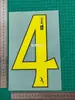 25-26 Superliga Portuguesa Colección Amarilla Talla Adulto Camiseta Número Letra Pegatinas de Transferencia Térmica para Camisetas de Fútbol