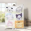 Manta Linda de Dibujos Animados Sanrio para Exportación Transfronteriza Tipo Manta de Franela Estampada Manta para Cuatro Estaciones y Descanso para el Almuerzo con Aire Acondicionado