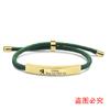 Pulseira Constelações do Zodíaco Doze Cores Corda Trançada Pulseira de Aço Inoxidável Presente de Feriado para a Família Pulseira de Aço Titânio com Gravação